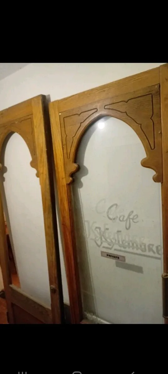 7ft original kylemore cafe doors o connell st - Image 2