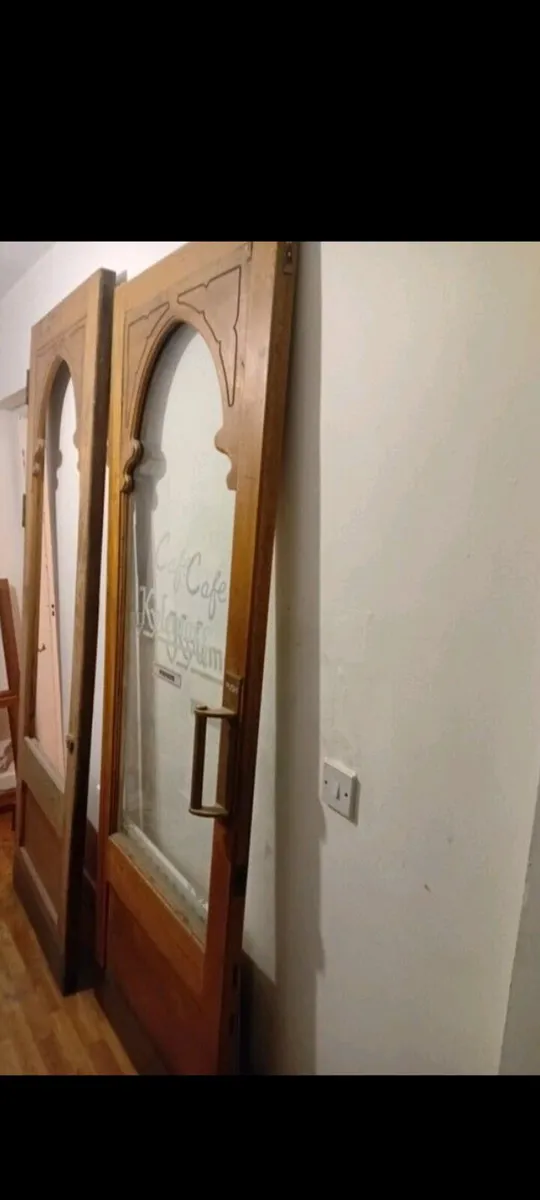 7ft original kylemore cafe doors o connell st - Image 3