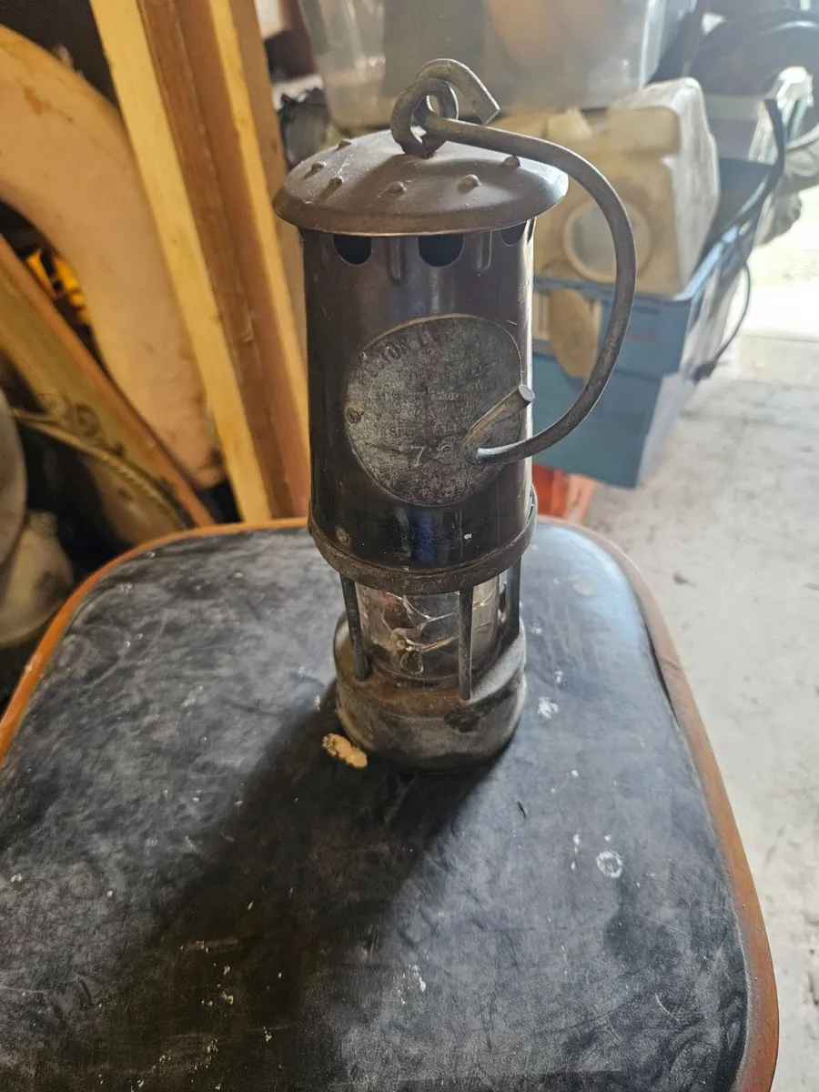 Vintage Miners Lamp - Image 1