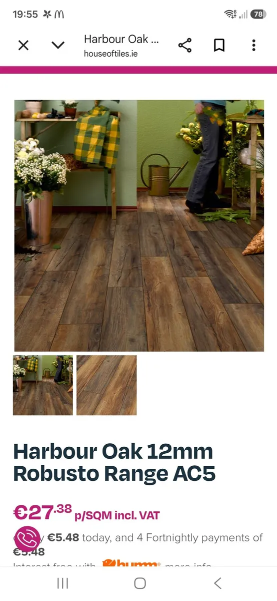 Harbour Oak Laminate Flooring