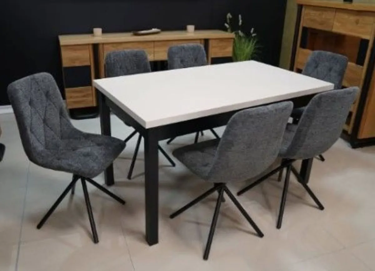 Sorven Extendable Dining Table 120 x 70 cm to 160 - Image 1