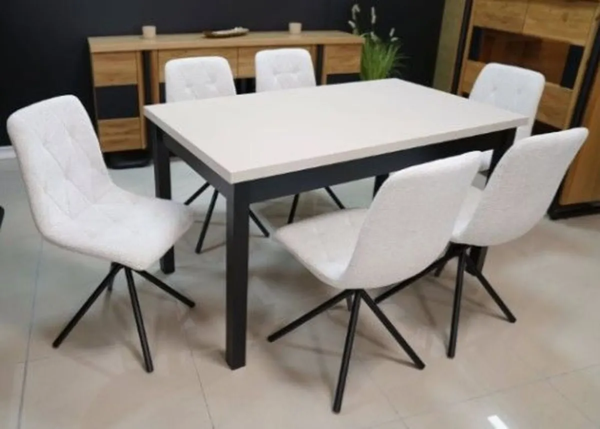 Sorven Extendable Dining Table 120 x 70 cm to 160 - Image 3