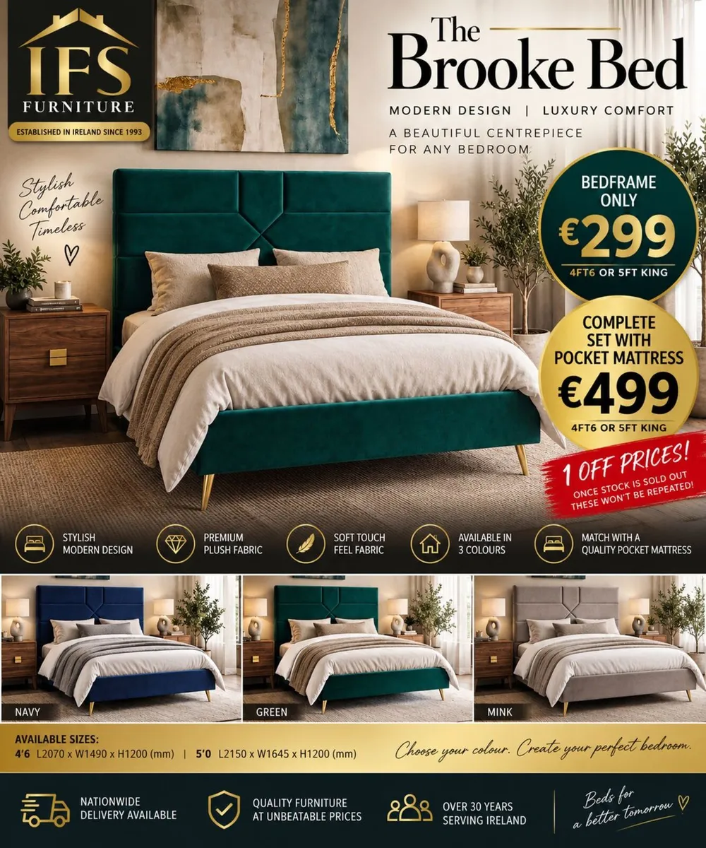 Double or King Bed Offer ONLY 299 EURO - Image 1