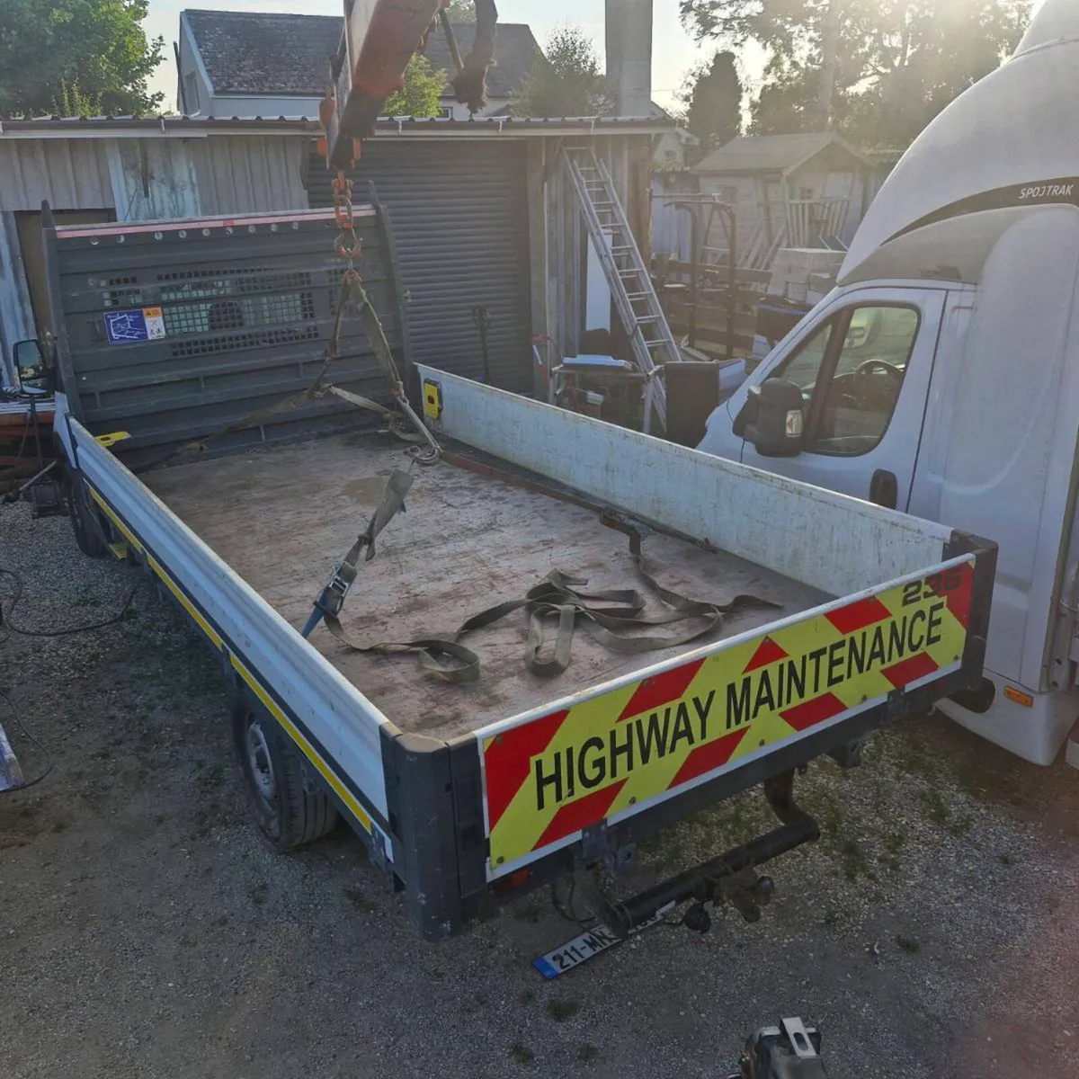 Transit drop side body
