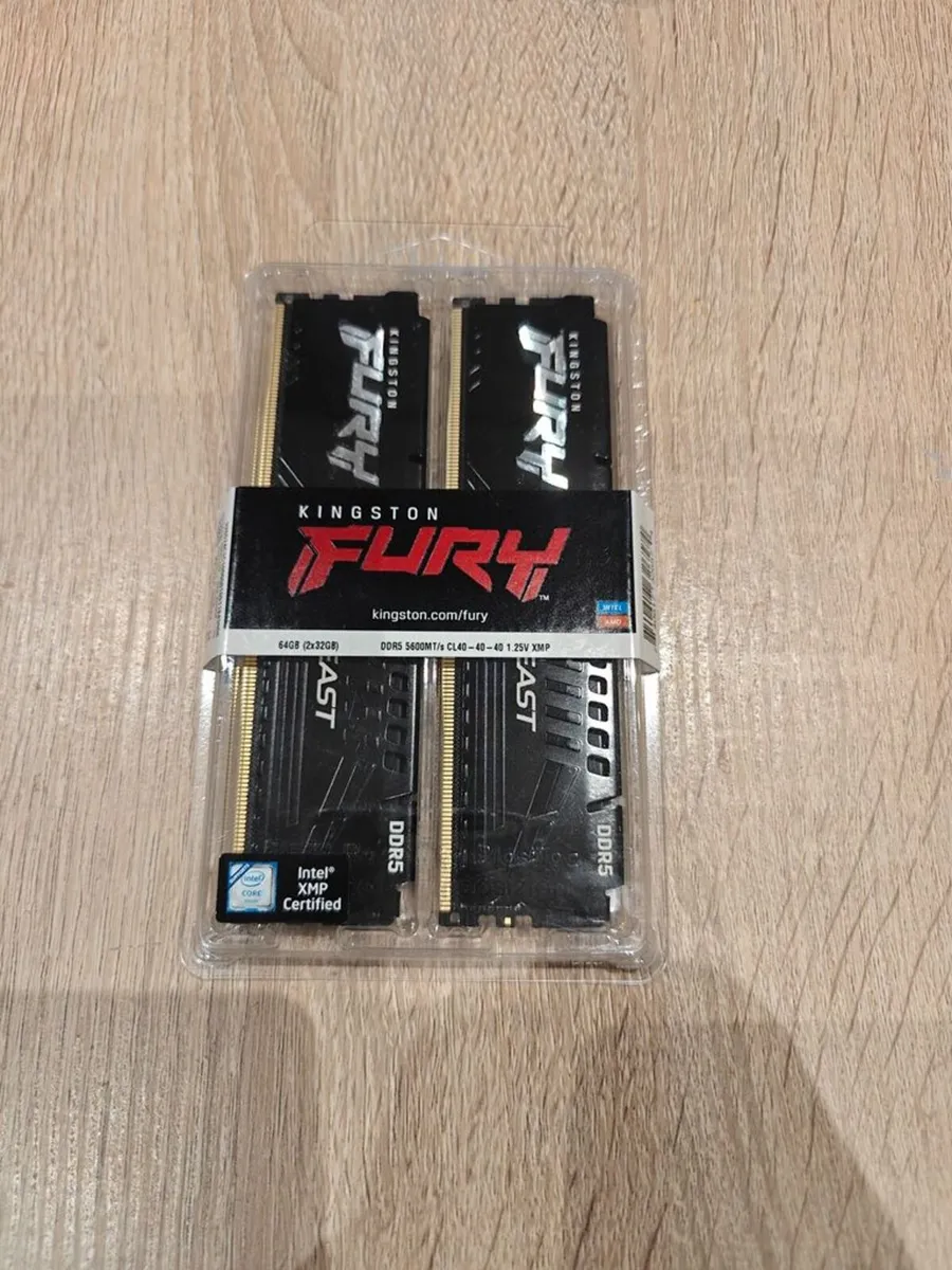 New Kingston Fury Beast Black 64GB DDR5 - Image 1