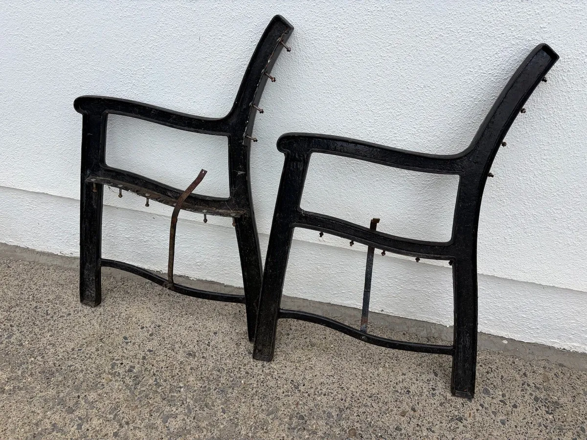 cast iron garden bench ends - Image 4