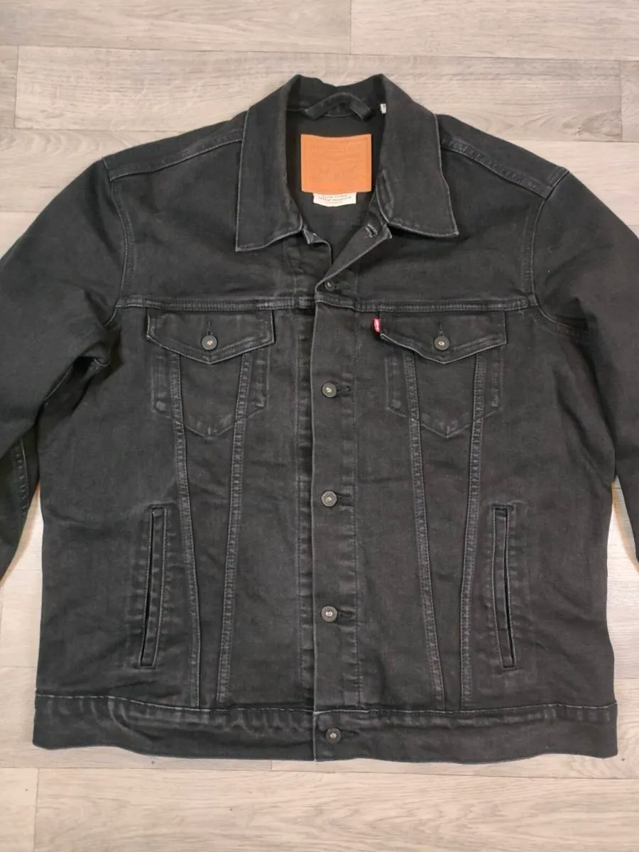 Levis Denim Trucker Jacket Mens XL - Image 2