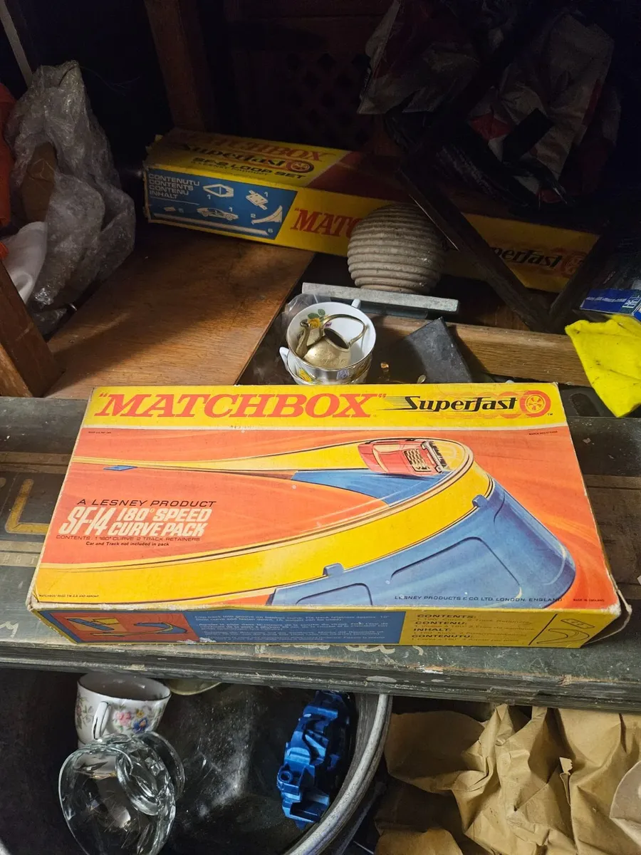 Vintage Matchbox Race Track Empty Box - Image 3