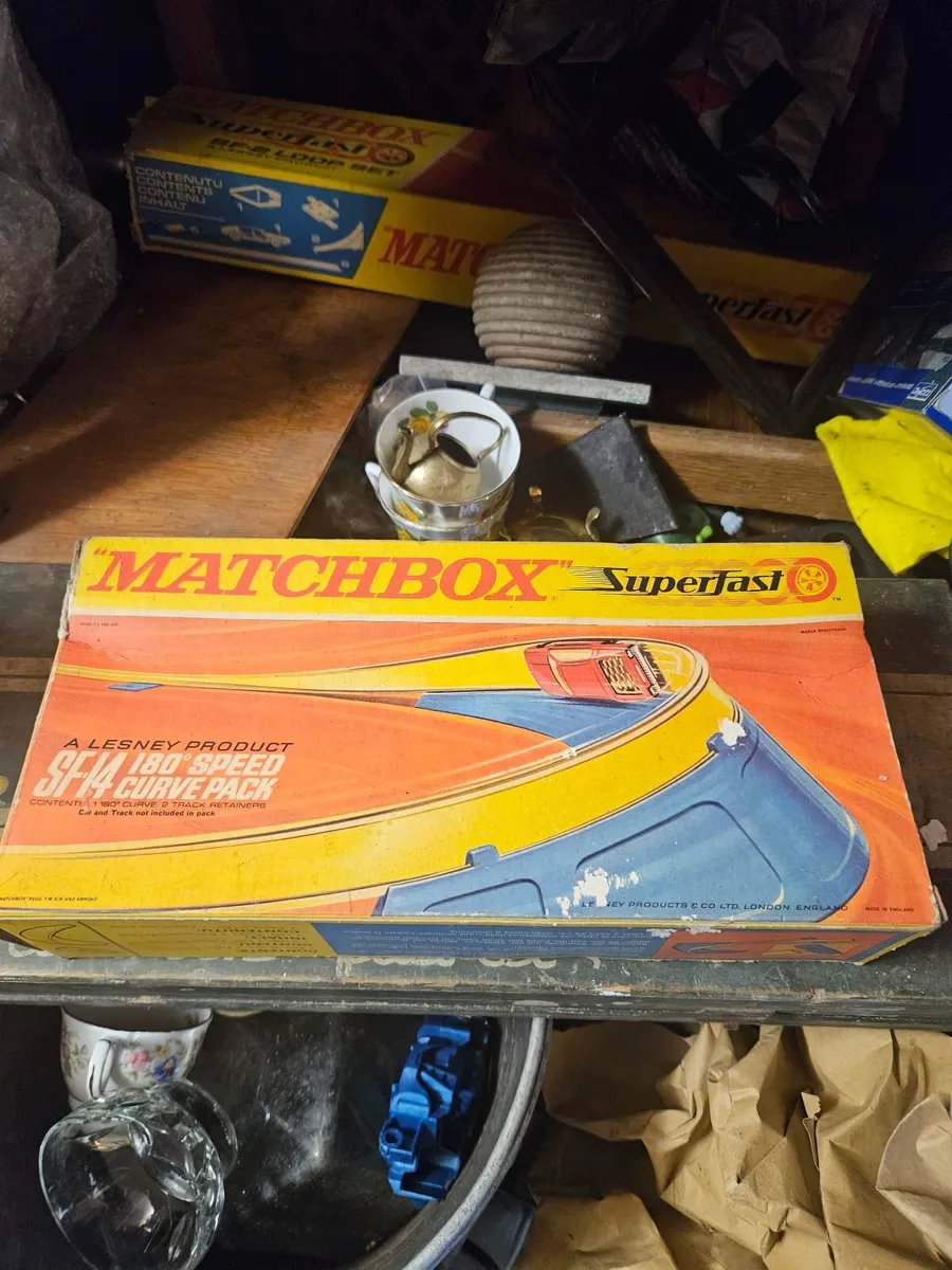 Vintage Matchbox Race Track Empty Box - Image 2