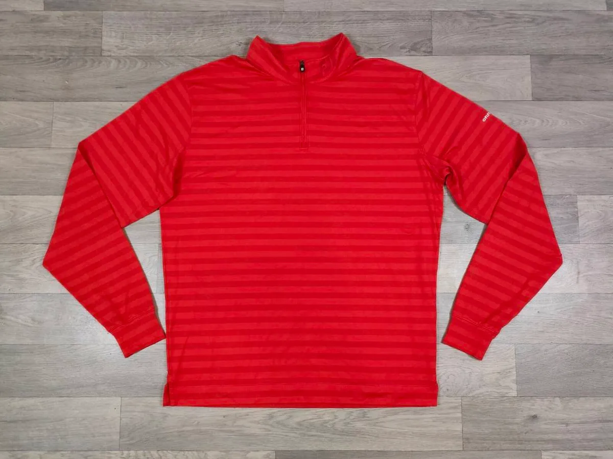 FootJoy FJ Half Zip Golf Jumper Mens Large - Image 1
