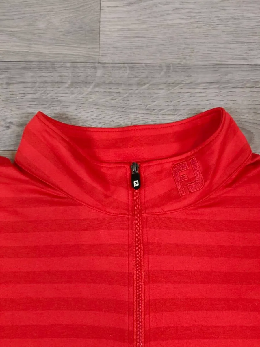 FootJoy FJ Half Zip Golf Jumper Mens Large - Image 3