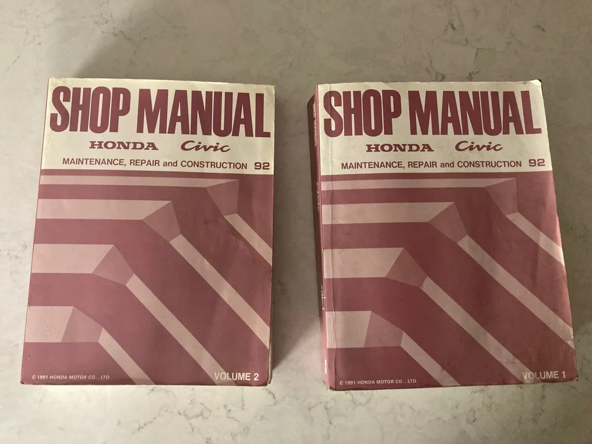 EG Honda Civic Workshop Manuals