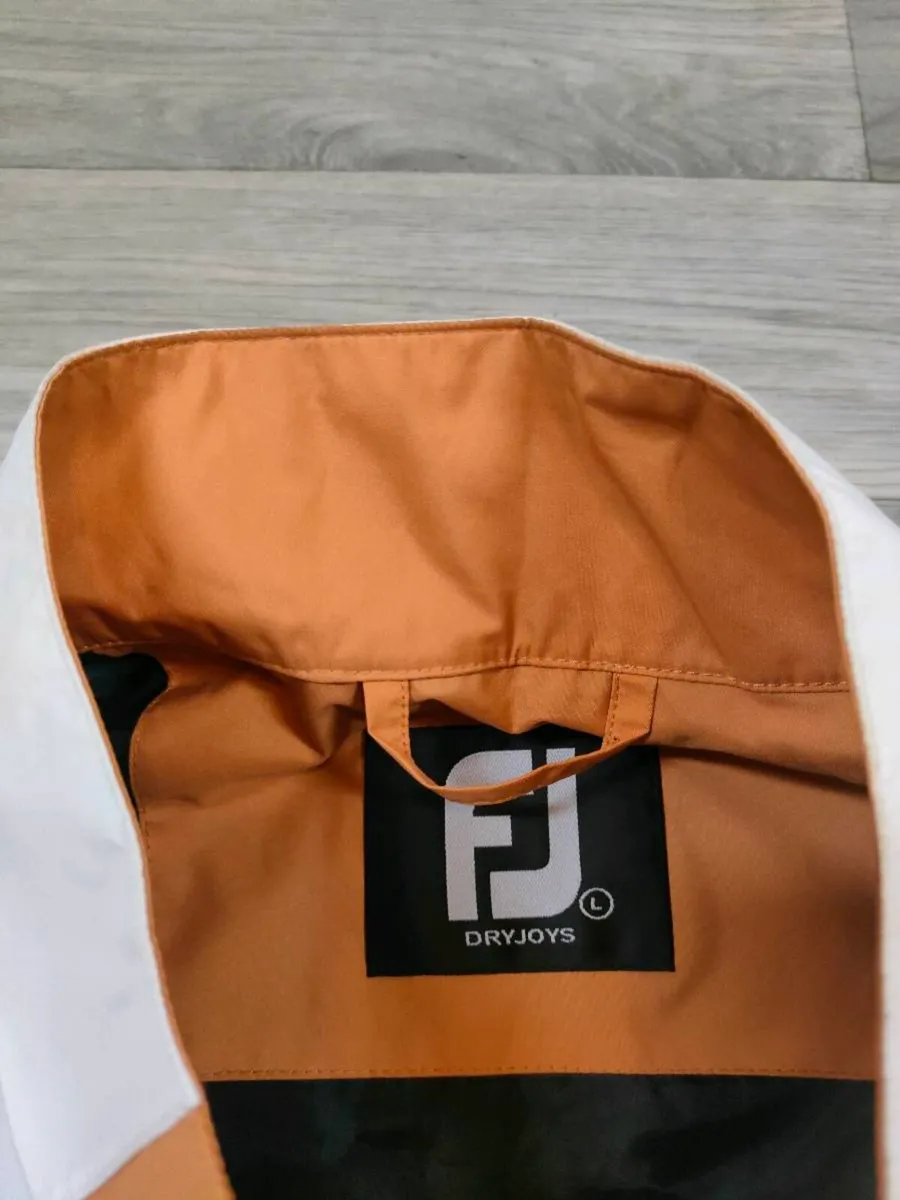 FootJoy FJ Half Zip Waterproof Golf Jacket Mens L - Image 3