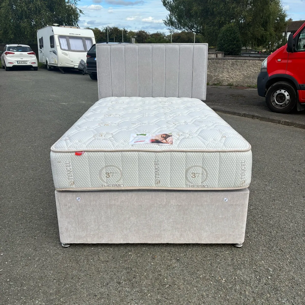 Fabulous New 4ft Small Double king koil Bed - Image 1