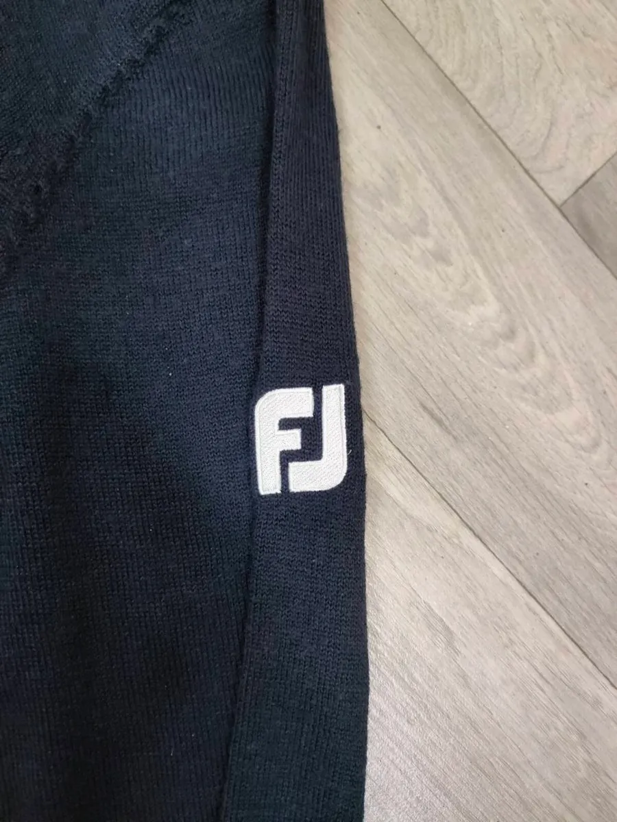 FootJoy Half Zip Wool Golf Jumper Mens XL - Image 3