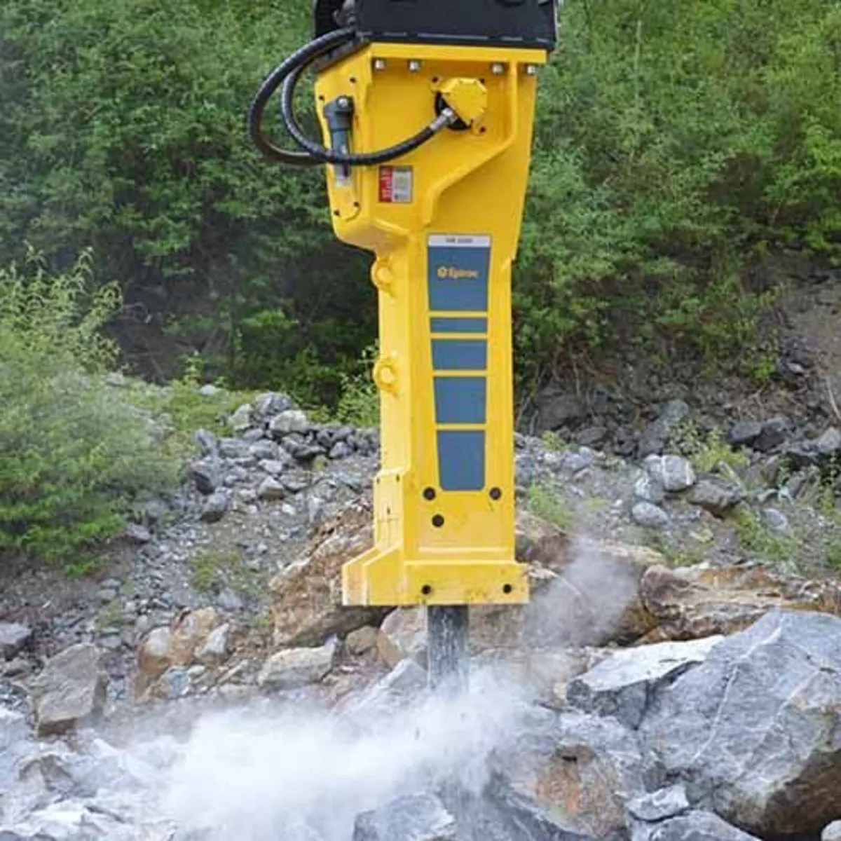 40 ton digger for hire with breaker - Image 2