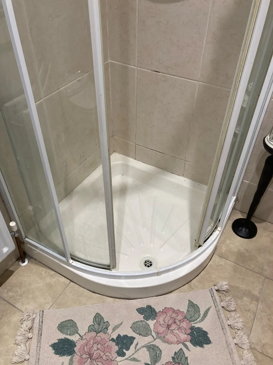 Shower tray and shower door - Image 1