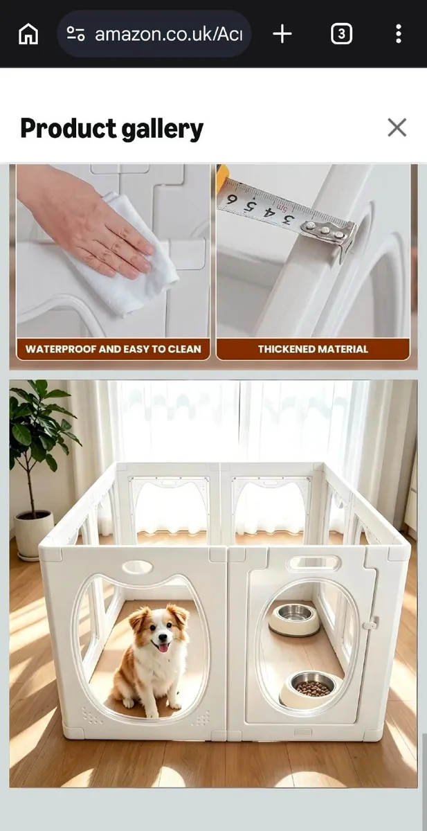 Dog play pen