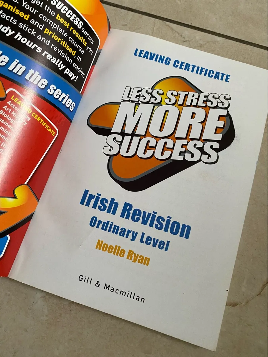 Less Stress… Irish Revision Learning Cert Ordinary - Image 2