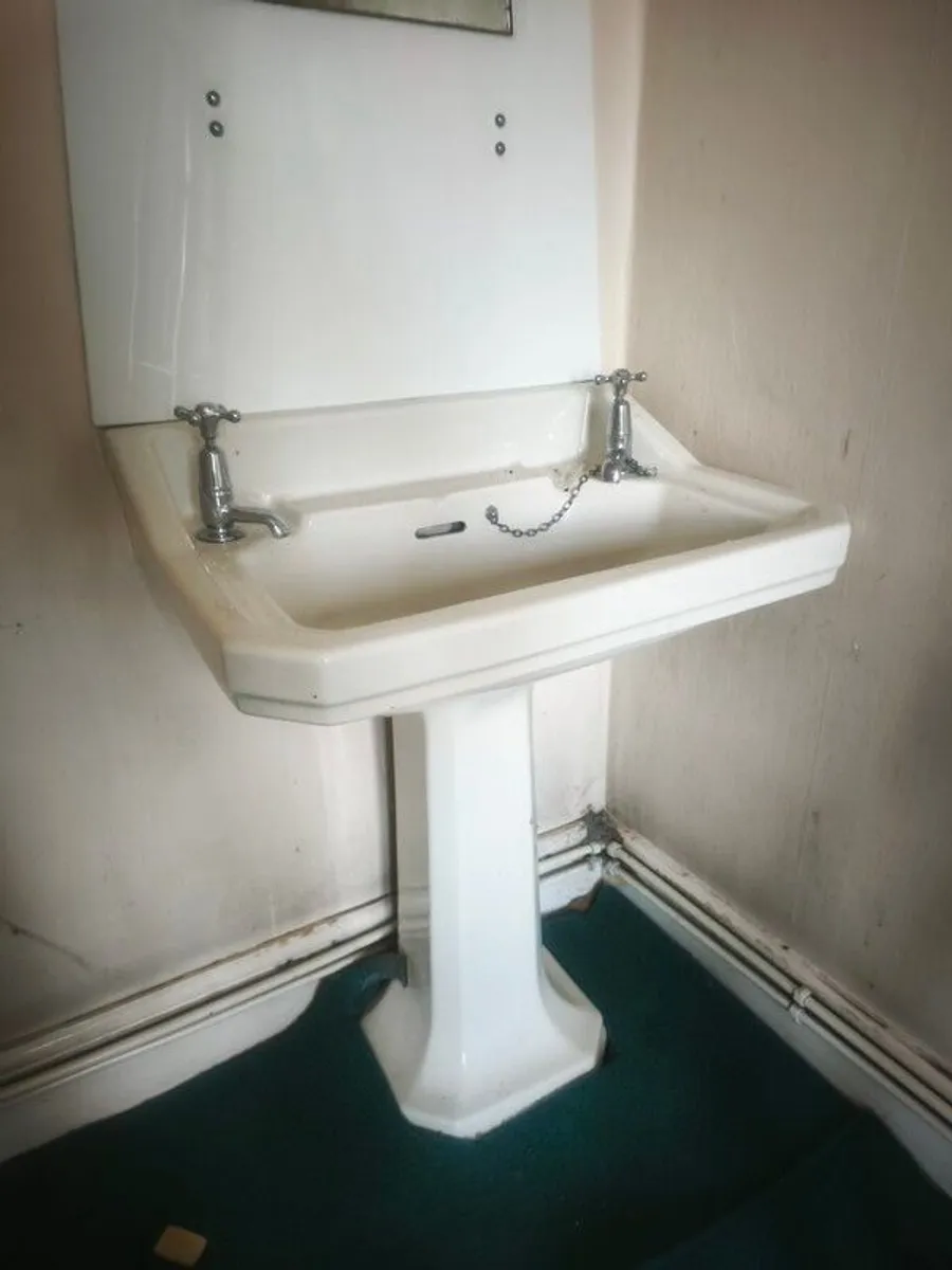 Vintage Pedestal Sinks - Image 1