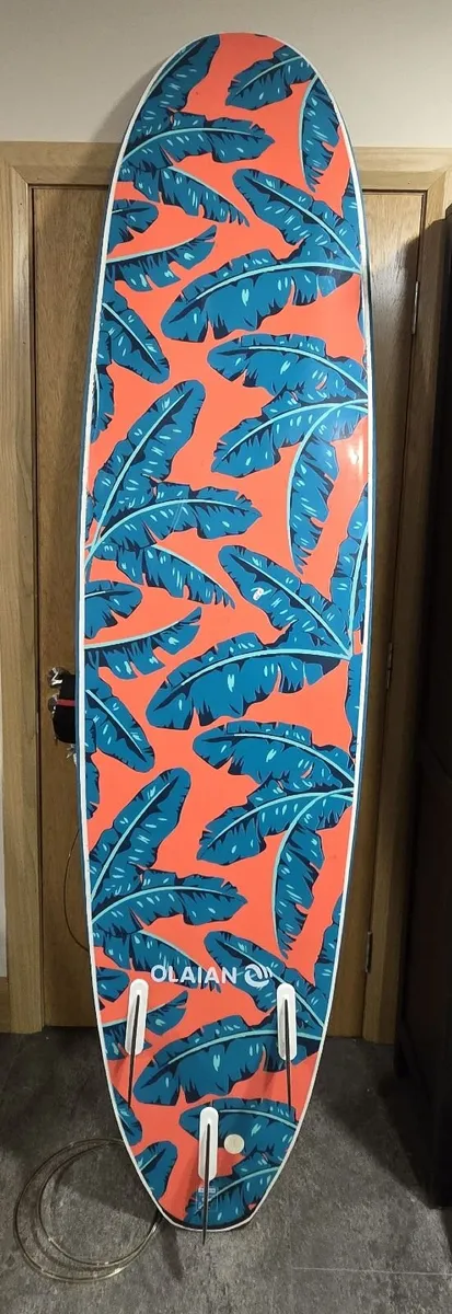 Olaian 7'8" Foam Surfboard - Image 2