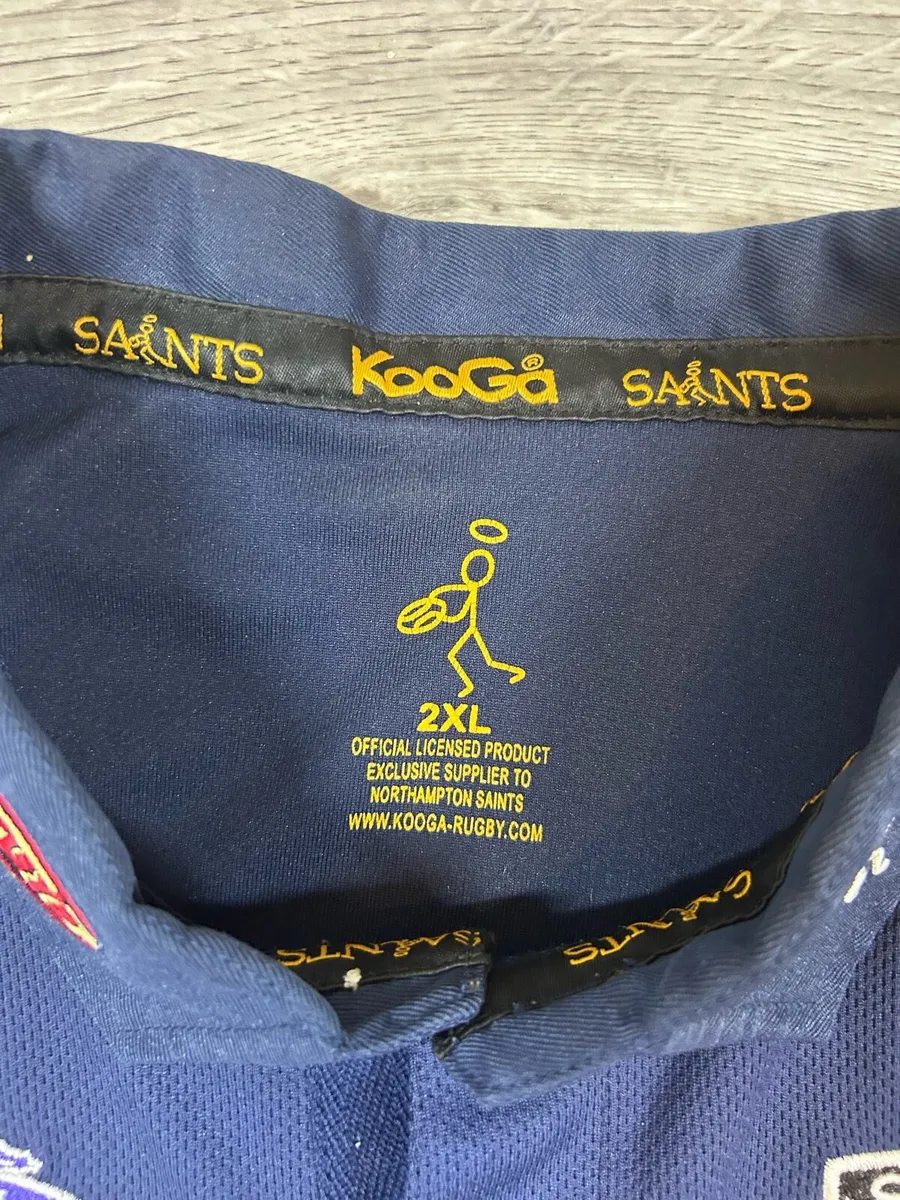 Vintage 2004 Kooga Northampton Saints Rugby Jersey - Image 3