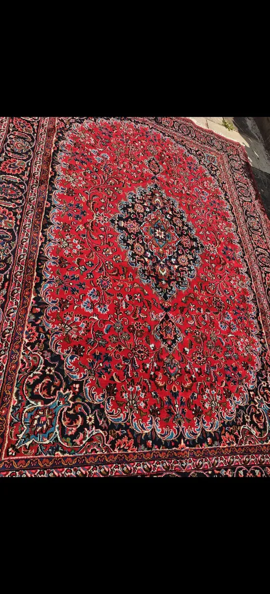 Stunning 12ft X 8ft Perser Mashad Hand Knotted Rug - Image 2