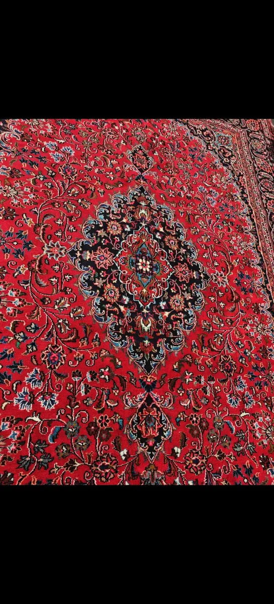 Stunning 12ft X 8ft Perser Mashad Hand Knotted Rug - Image 3
