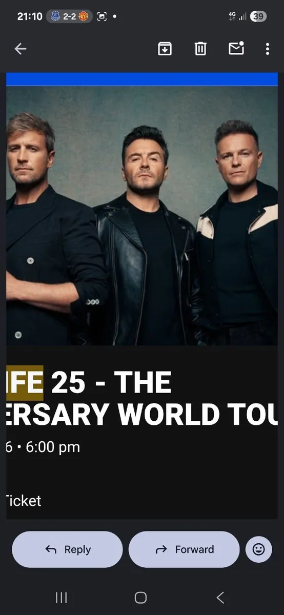 Westlife Tickets  westlife - Image 2