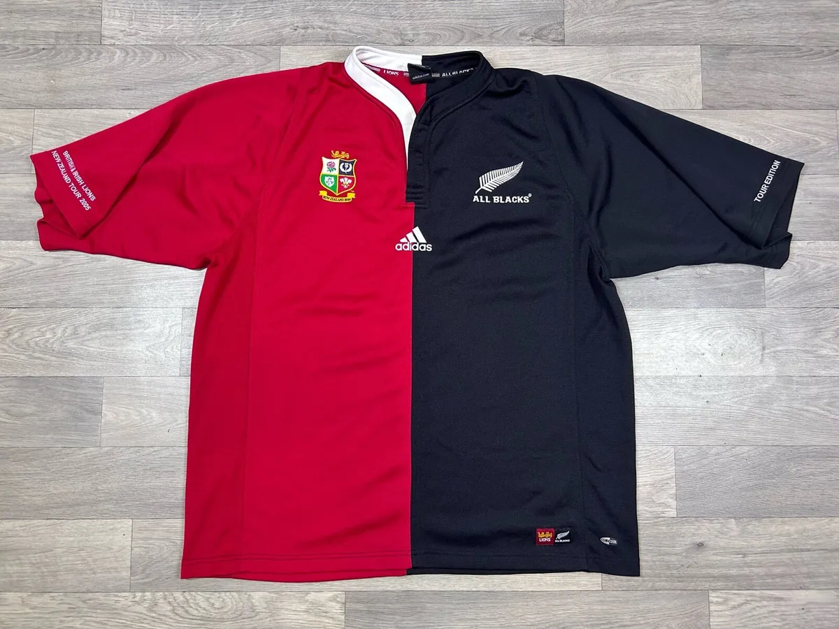 Vtg 2005 British & Irish Lions All Blacks Jersey - Image 1