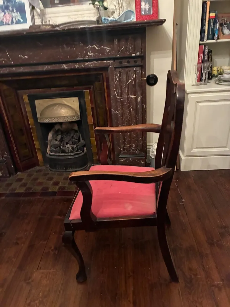 Two Queen Anne Mahogany Chairs - Image 3