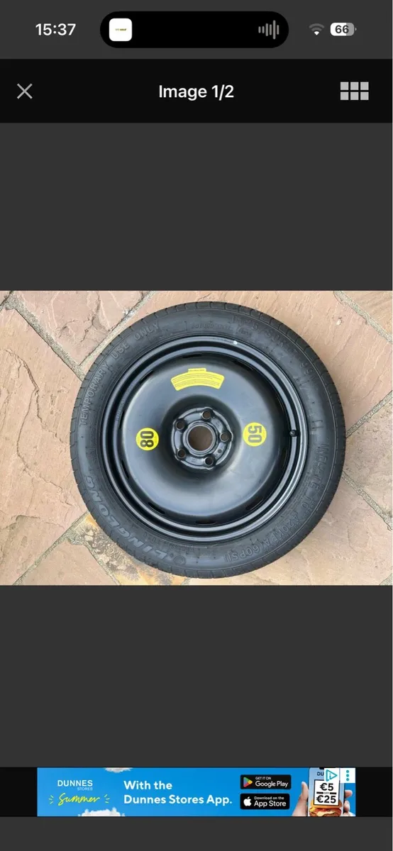 Space saver wheel 17” VW Passat - Image 2