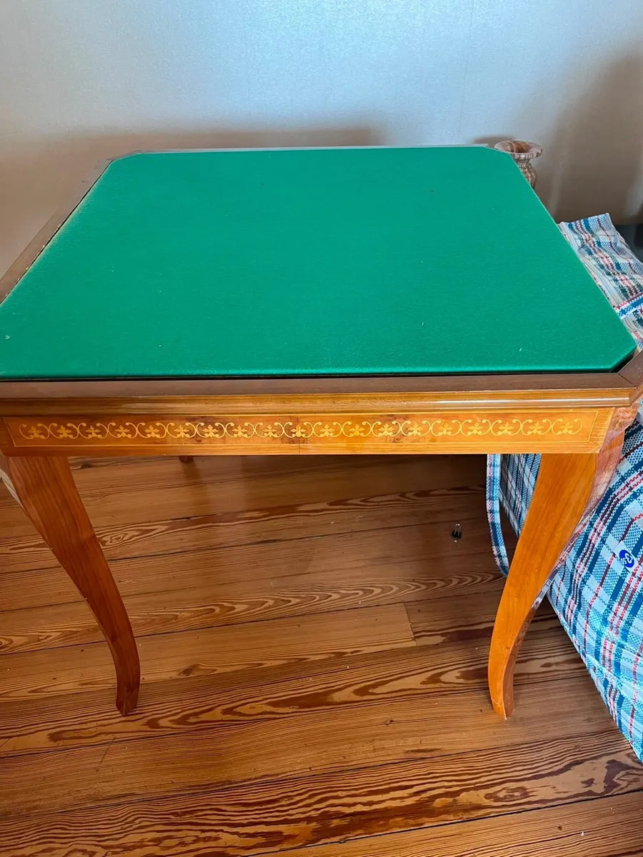5 way wooden game table - Image 2