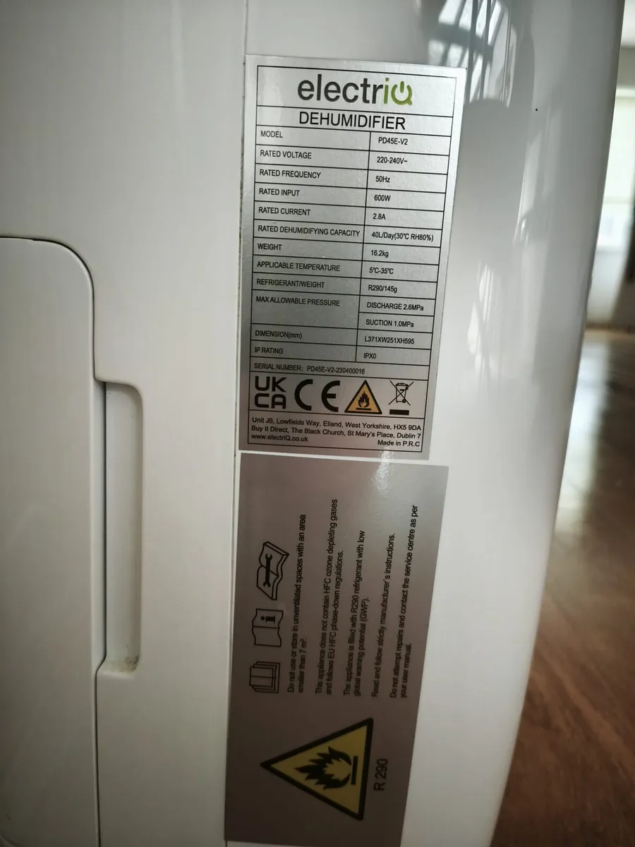 For sale Dehumidifier 40l - Image 3