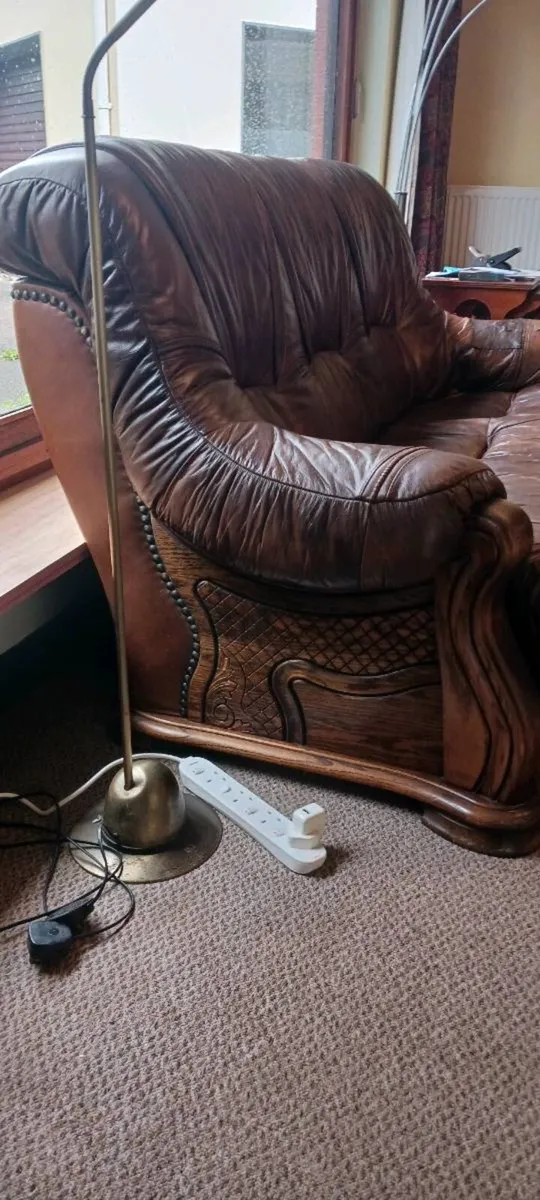 Genuine Leather Sofa - Image 4
