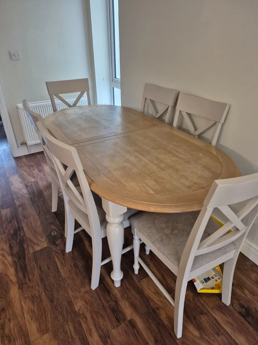 Table and 6 Chairs - Image 2