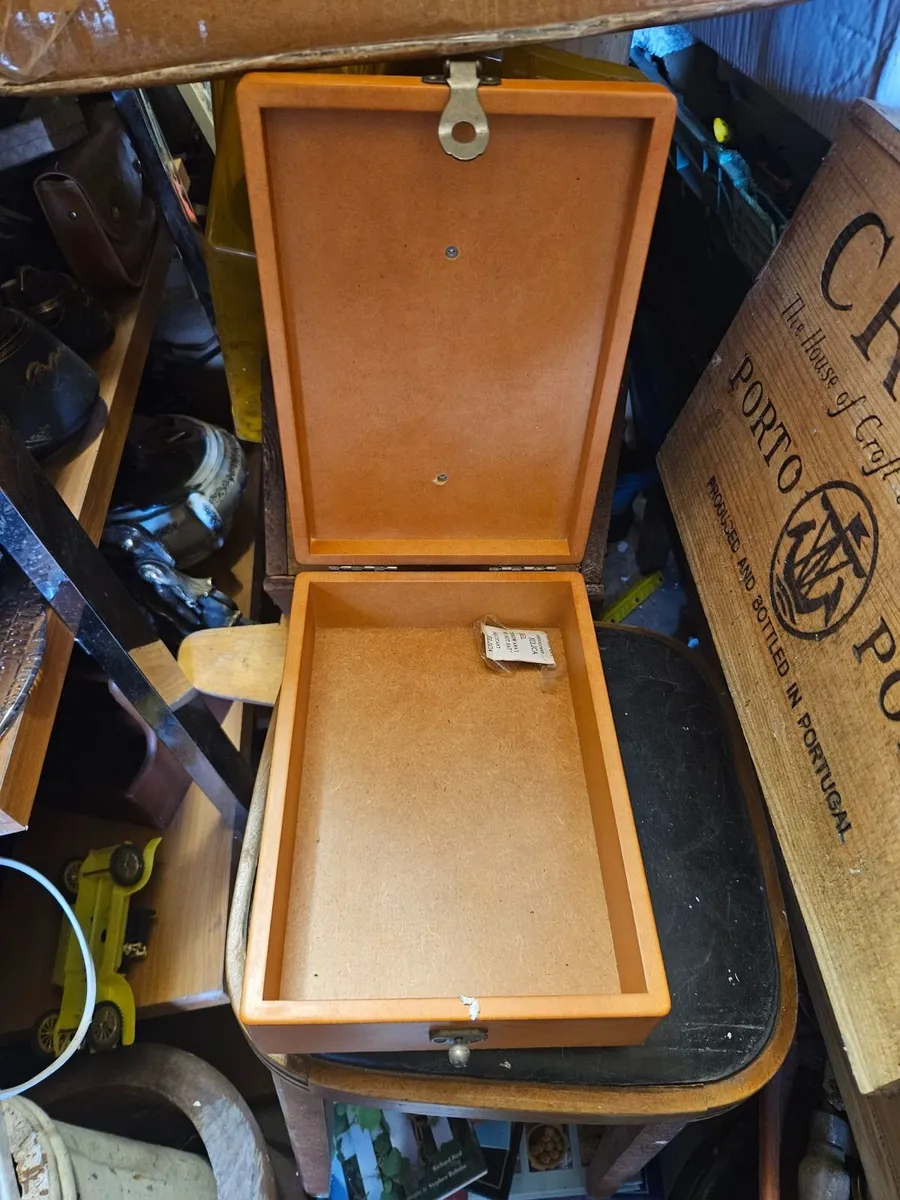 Wooden Shoe Box - Image 1