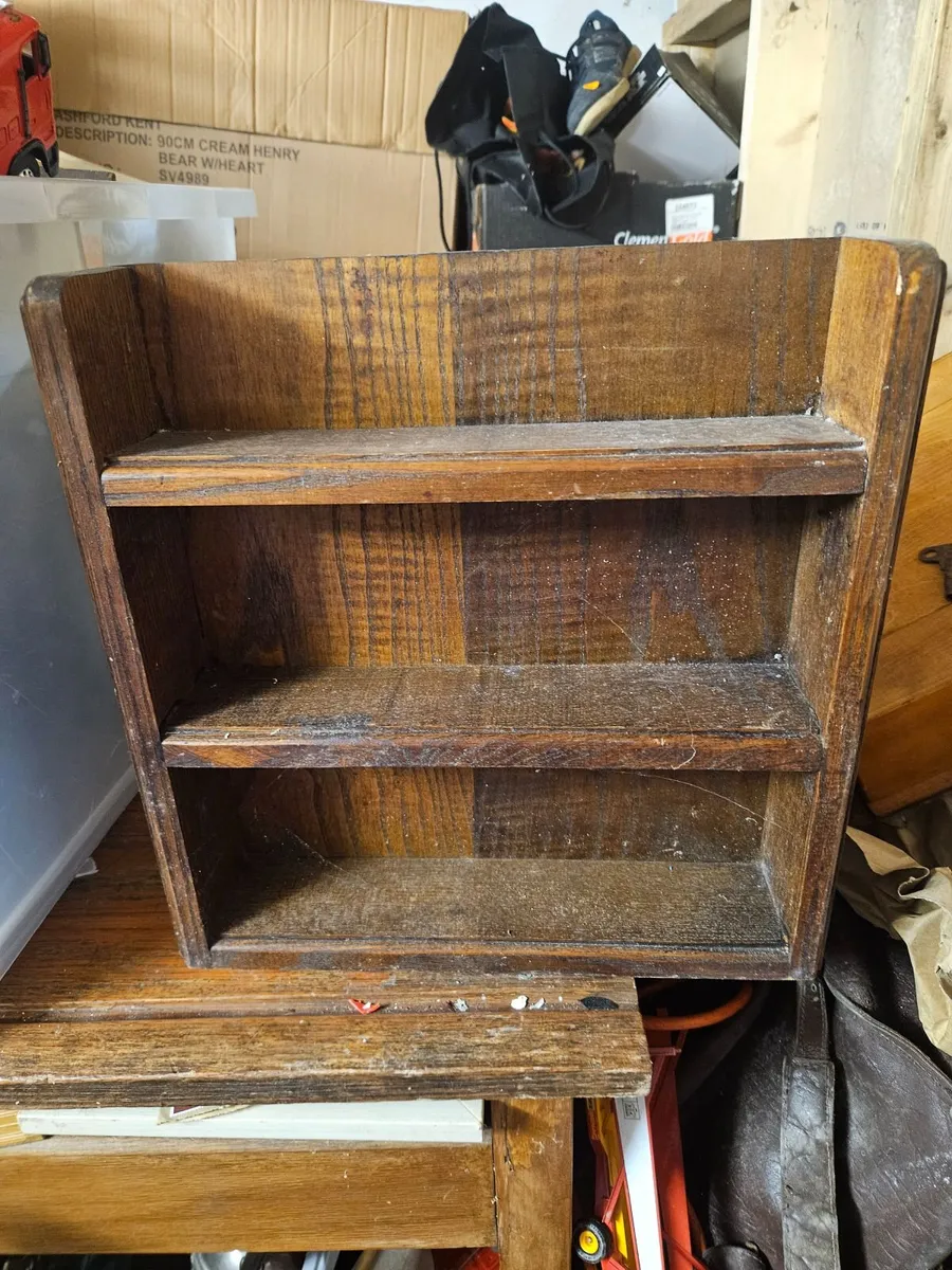 Vintage Wooden Shelf - Image 1