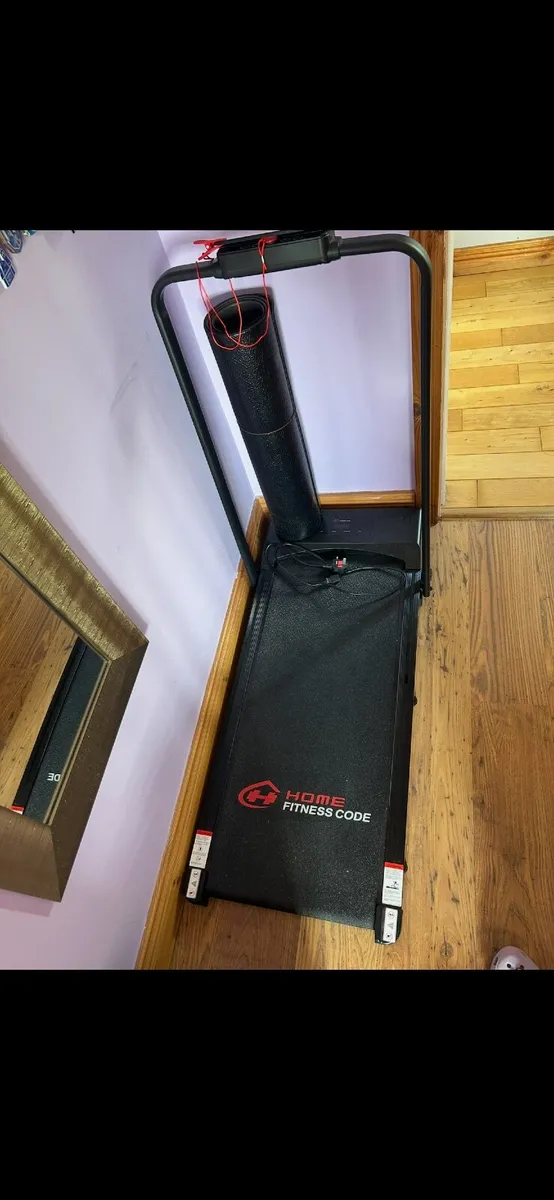Home Fitness Code Treadmill (max 10km hour + mat) - Image 1