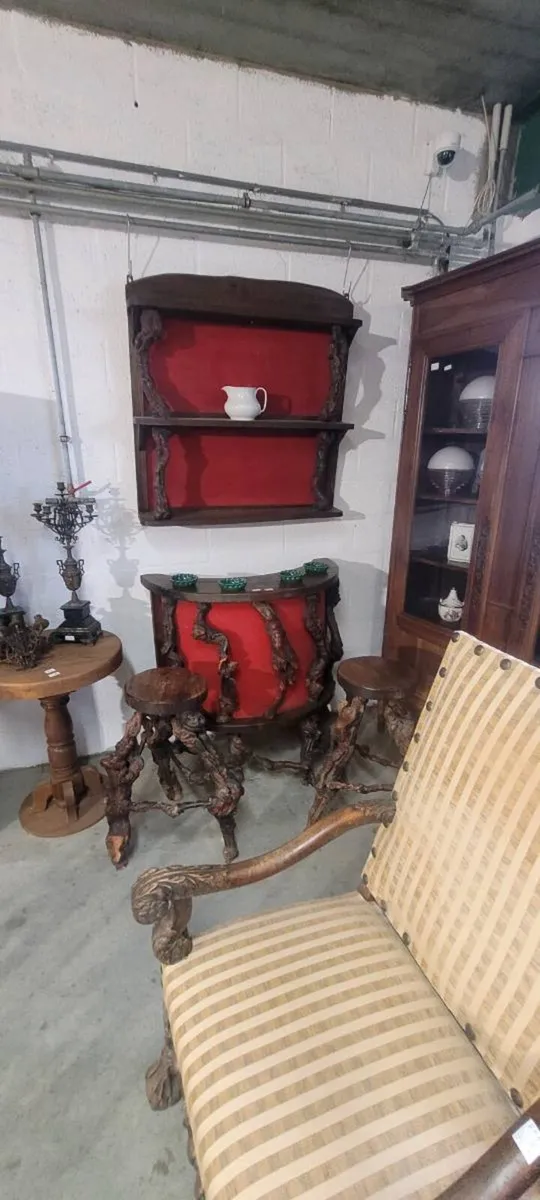 Bar made from natural root wood or grapevine vigne - Image 1