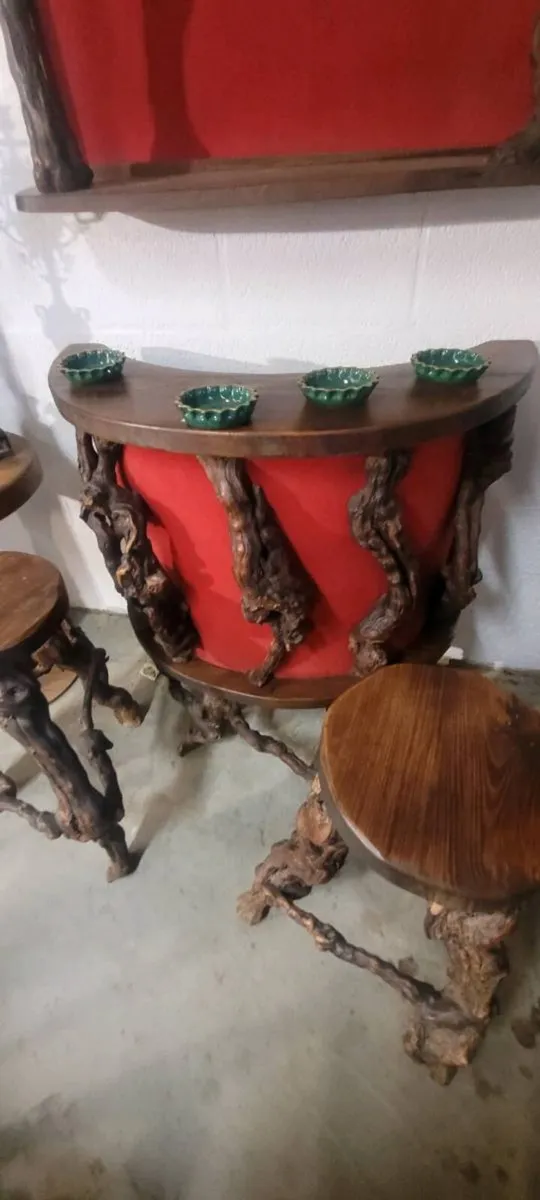 Bar made from natural root wood or grapevine vigne - Image 3