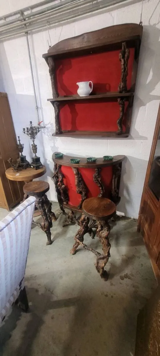 Bar made from natural root wood or grapevine vigne - Image 4