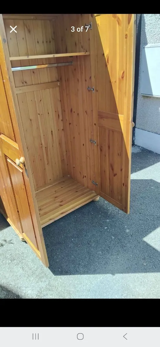 Pine wardrobe - Image 1