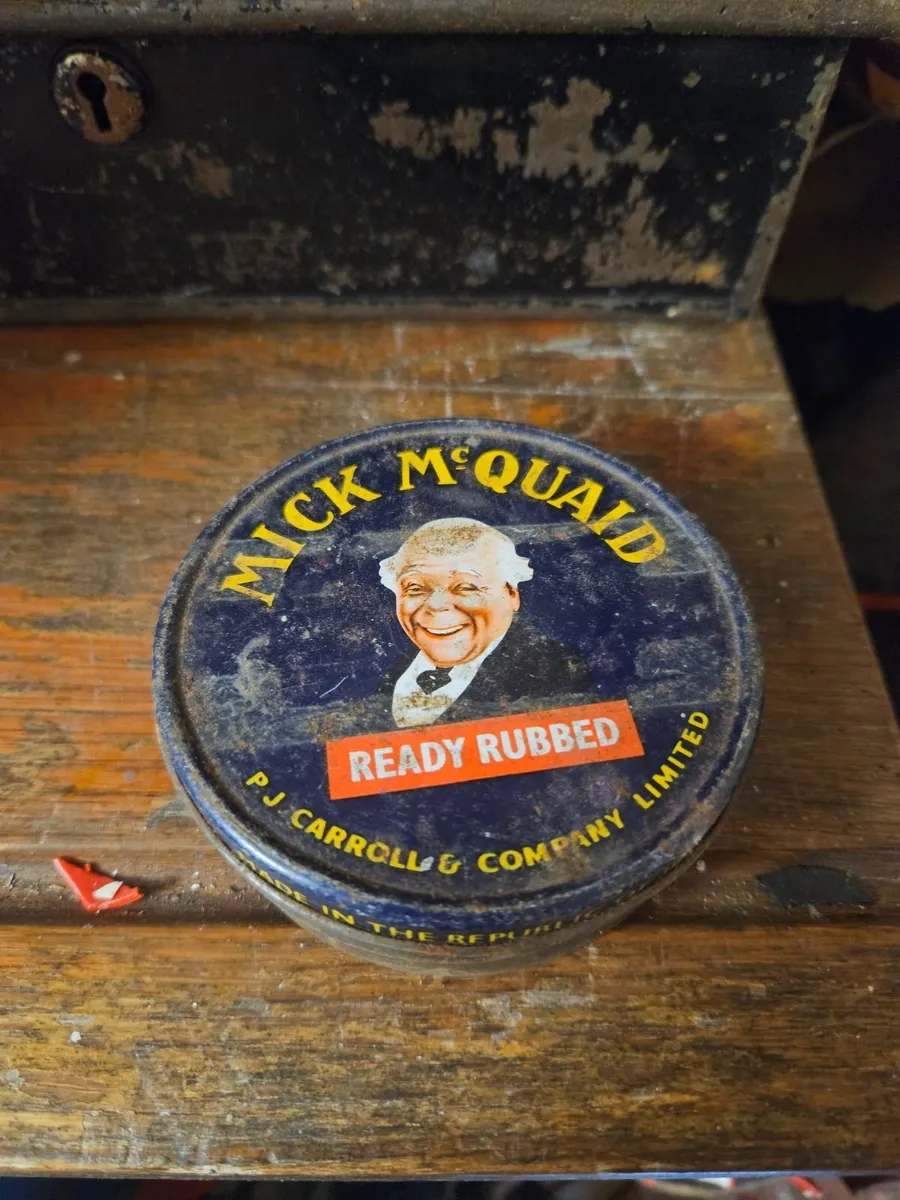 Vintage Mick McQuaid Tobacco Tin - Image 2