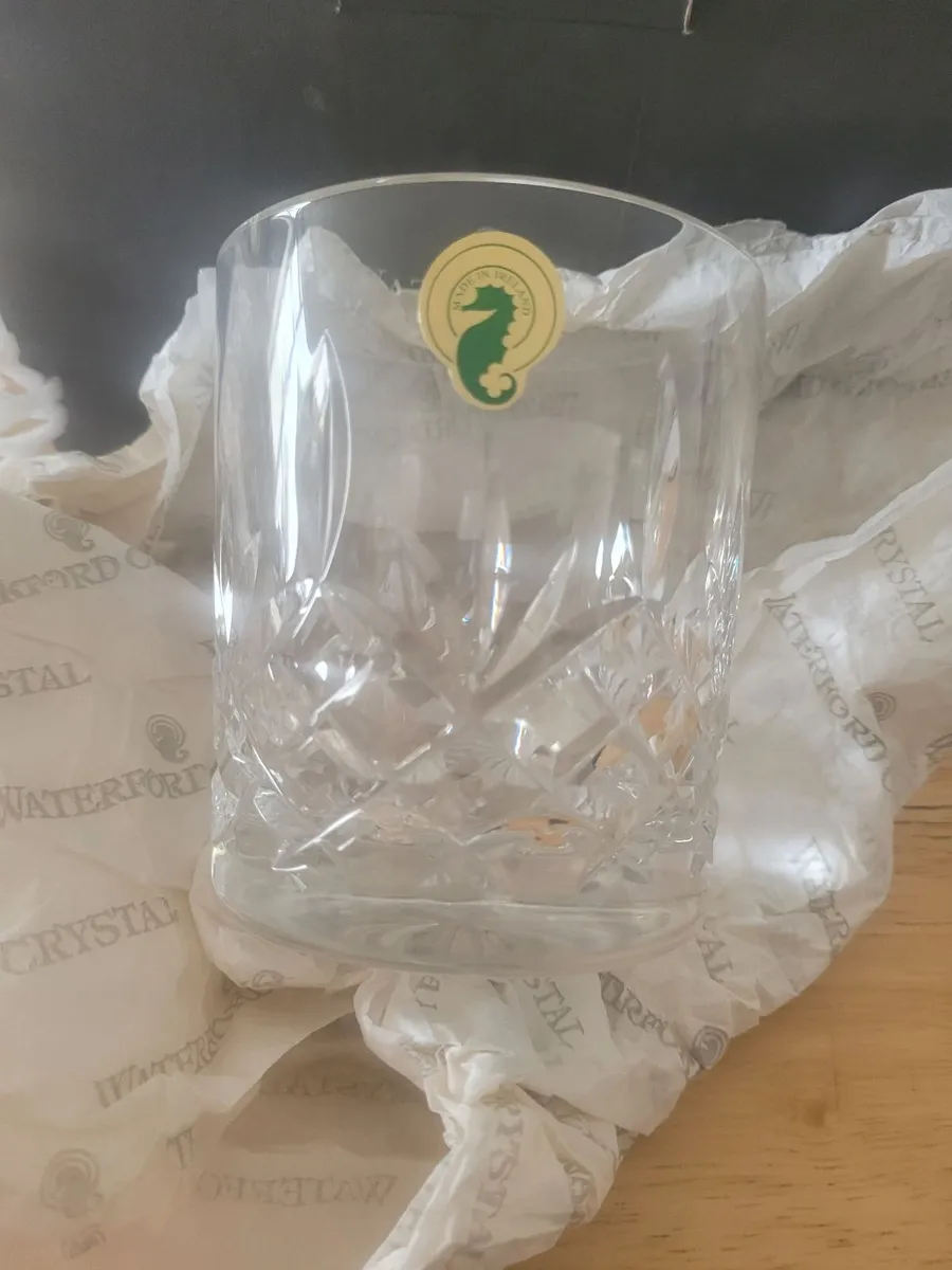 Waterford Crystal Whiskey Glasses x 4 - Image 1