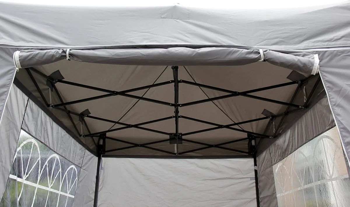 3x2m Pop Up Gazebo with 4 Side Walls - Image 3