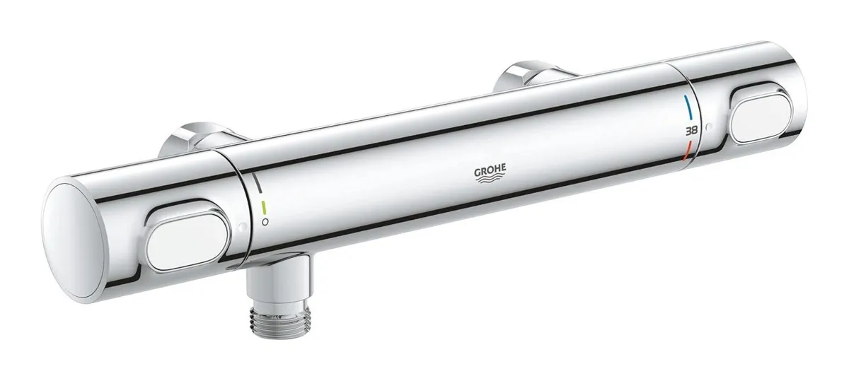 Precision Flow Exposed Thermostatic Shower Mixer - Image 1