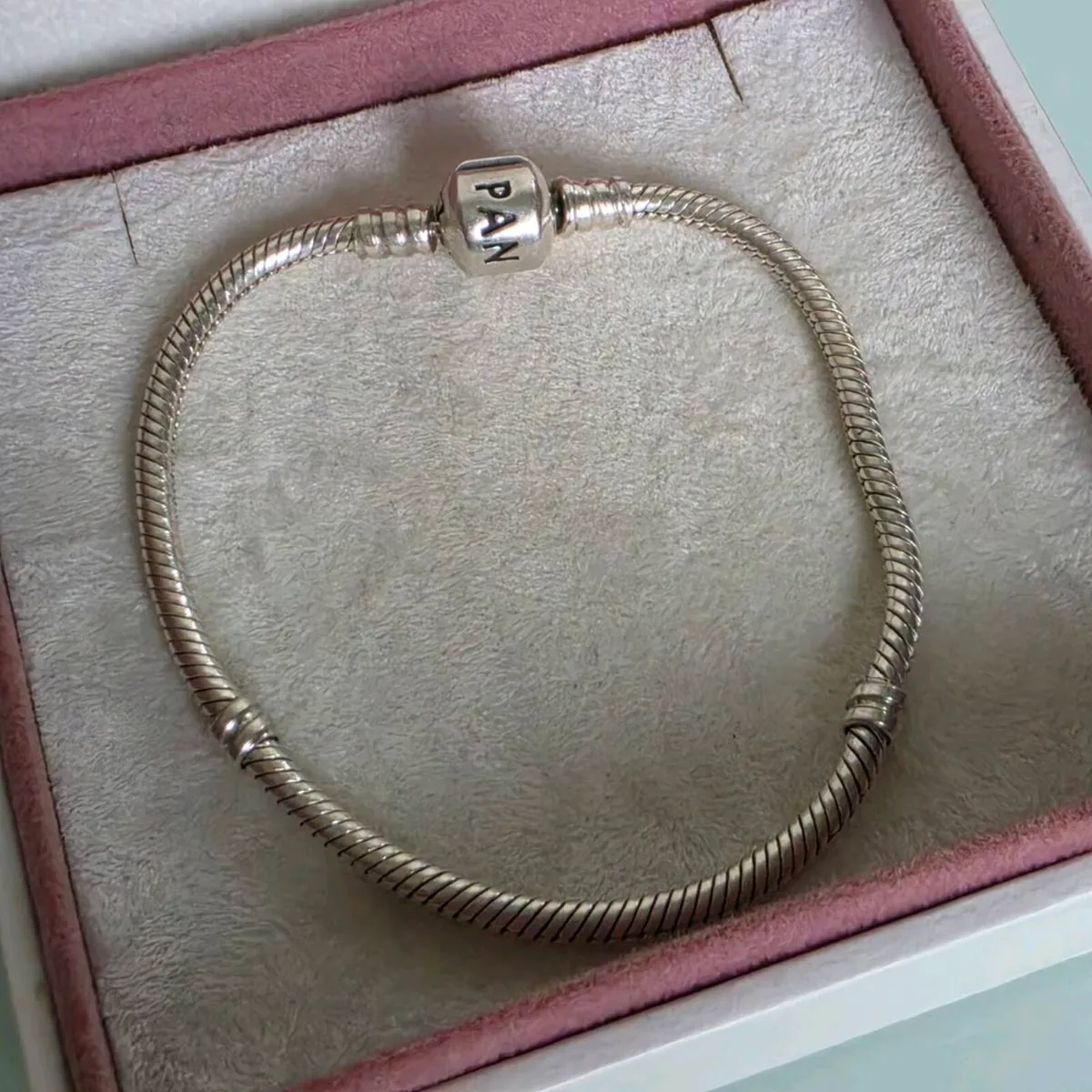 Pandora bracelet barrel clasp size 18cm - Image 2
