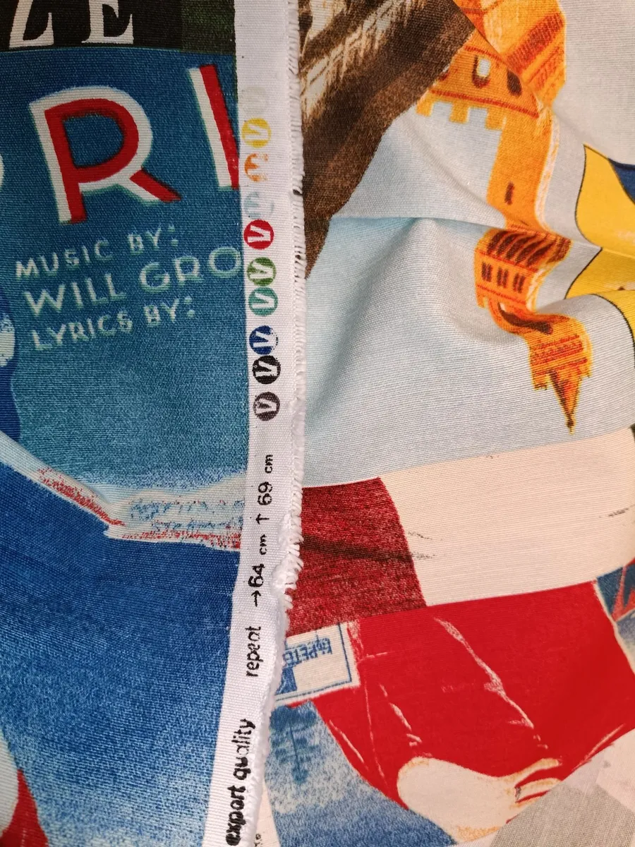 Vintage Italian printed cotton canvas - Image 3