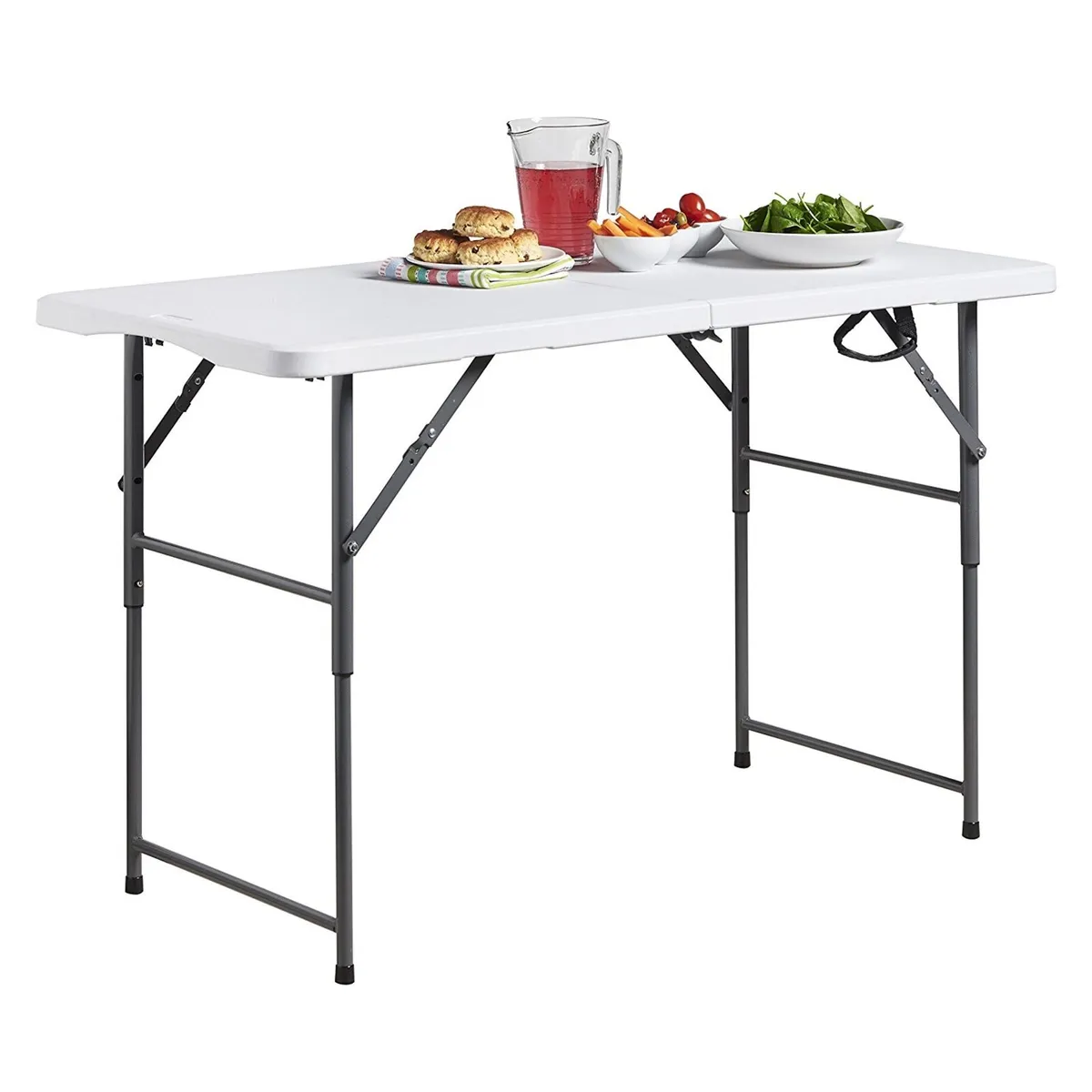 New 4ft x 2ft Folding Half Camping Tables - Image 1